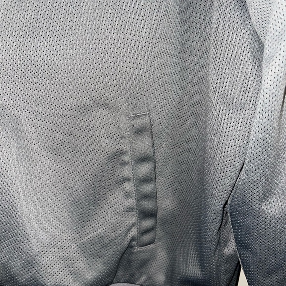 Mens Gray and White Starter Jacket XL - Picture 2 of 4